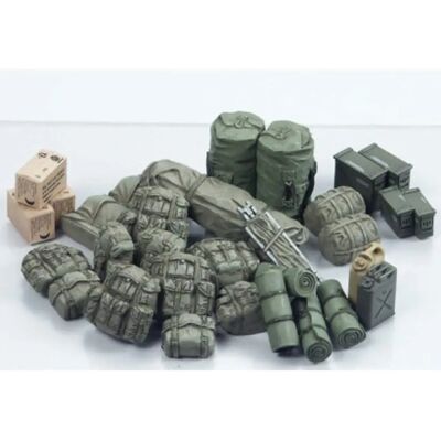 Tamiya Ensemble d'Équipement de l'Armée Américaine 1/35 - Kit Modèle Tamiya Ensemble d'Équipement de l'Armée Américaine 1/35 - Kit Modèle