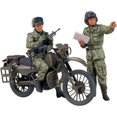 Tamiya 1/35 J.G.S.D.F Motocykl Rozpoznawczy Zestaw - Model Wojskowy Tamiya 1/35 J.G.S.D.F Motocykl Rozpoznawczy Zestaw - Model Wojskowy