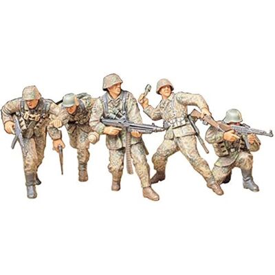 Tamiya 1/35 Soldats d'Infanterie Allemande WWII - Série Miniatures Militaires Tamiya 1/35 Soldats d'Infanterie Allemande WWII - Série Miniatures Militaires