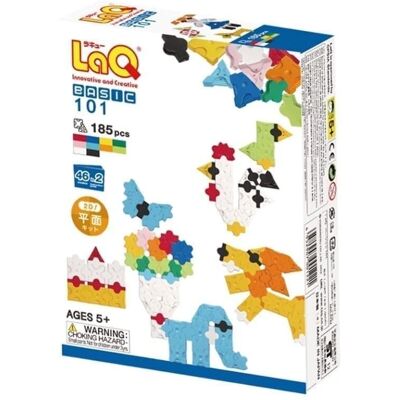 LaQ Basic 101 Konstruktionsspielzeug - 10 Farben, 185 Teile LaQ Basic 101 Konstruktionsspielzeug - 10 Farben, 185 Teile