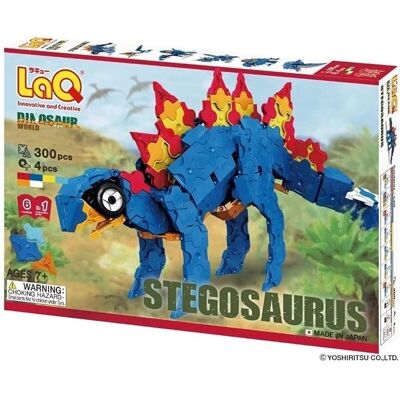 LaQ Japanischer Bildungskonstruktor Dinosaurier Stegosaurus - 300 Teile, 4 Räder LaQ Japanischer Bildungskonstruktor Dinosaurier Stegosaurus - 300 Teile, 4 Räder