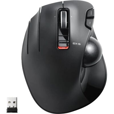 ELECOM - M-XT4 - Left-handed - Wireless - Trackball Mouse - Publicité ELECOM - M-XT4 - Left-handed - Wireless - Trackball Mouse - Publicité