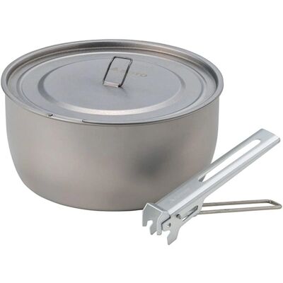 SOTO TITANIUM TOPF 1100 - Leichter Outdoor-Kochtopf SOTO TITANIUM TOPF 1100 - Leichter Outdoor-Kochtopf