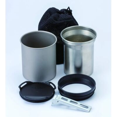Soto Silber Thermostack - Vielseitiger Isolierbecher & Topf Soto Silber Thermostack - Vielseitiger Isolierbecher & Topf