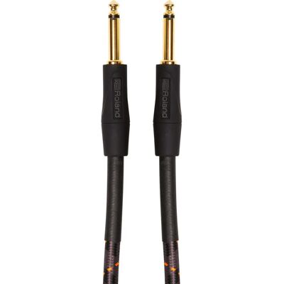 Roland RIC-G20 hang- és hangkábel - 6m, Fekete, Egyenes Roland RIC-G20 hang- és hangkábel - 6m, Fekete, Egyenes