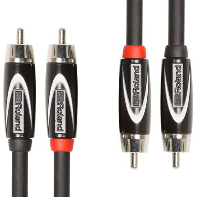 Roland RCC-3-2R2R Audio Cable - 1m - Black Roland RCC-3-2R2R Audio Cable - 1m - Black