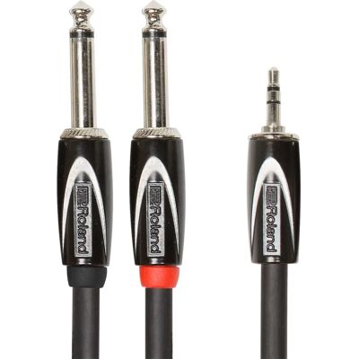 Roland RCC-10-3528 Ljudkabel - 3m, 2 x 6,35mm, Mini Jack 3,5mm - Ljudkabel Roland RCC-10-3528 Ljudkabel - 3m, 2 x 6,35mm, Mini Jack 3,5mm - Ljudkabel