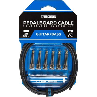 BOSS BCK-6 Pedalboard Kabelset - 6 Kontakter - 6ft/1.8m Kabel BOSS BCK-6 Pedalboard Kabelset - 6 Kontakter - 6ft/1.8m Kabel