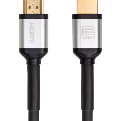 Roland RCC-3-HDMI HDMI Cable - 1m Black - HDMI 2.0 Support Roland RCC-3-HDMI HDMI Cable - 1m Black - HDMI 2.0 Support