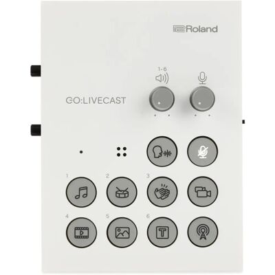 Roland GO:LIVECAST Streaming-Mischer - Tragbares Smartphone-Studio Roland GO:LIVECAST Streaming-Mischer - Tragbares Smartphone-Studio