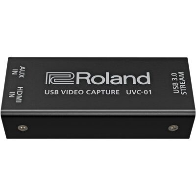 Roland UVC-01 Video Capture Device - HDMI, Black Roland UVC-01 Video Capture Device - HDMI, Black
