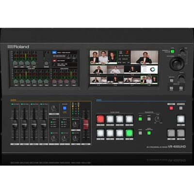 Roland VR-400UHD Videomischer - 4K Ultra HD, 7'' Dual-Touchscreen Roland VR-400UHD Videomischer - 4K Ultra HD, 7'' Dual-Touchscreen