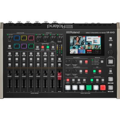 Roland VR-6HD Lydekke - 28 Kanaler, Svart Roland VR-6HD Lydekke - 28 Kanaler, Svart