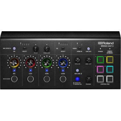 Mezclador de captura y transmisión de video Roland Bridge Cast-x - Audio AV profesional Mezclador de captura y transmisión de video Roland Bridge Cast-x - Audio AV profesional
