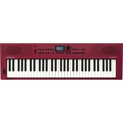 Roland GO:KEYS 3 MIDI klávesnice - 61 kláves, Bluetooth, Tmavě červená Roland GO:KEYS 3 MIDI klávesnice - 61 kláves, Bluetooth, Tmavě červená