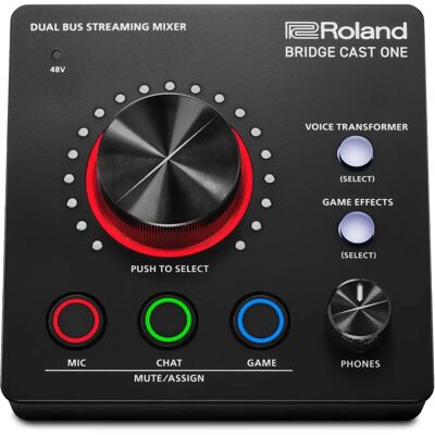 Roland Bridge Cast One - Audio Interface - Compact Streaming Device - Black Roland Bridge Cast One - Audio Interface - Compact Streaming Device - Black