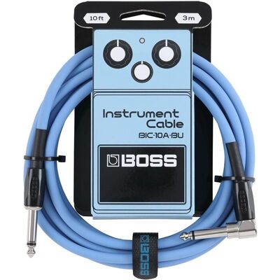 Cable de instrumento Boss Azul - 3m/10ft Cable de instrumento Boss Azul - 3m/10ft