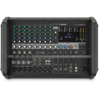 Yamaha EMX7 Mixer Amplificato - 12 Canali, Effetti Digitali Yamaha EMX7 Mixer Amplificato - 12 Canali, Effetti Digitali