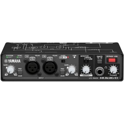 Yamaha RUIO16-D Digital/Analogue I/O Modul - Lydgrensesnitt Yamaha RUIO16-D Digital/Analogue I/O Modul - Lydgrensesnitt