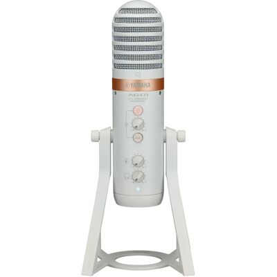 Microfone Yamaha AG01 - Condensador USB, Streaming - Branco Microfone Yamaha AG01 - Condensador USB, Streaming - Branco