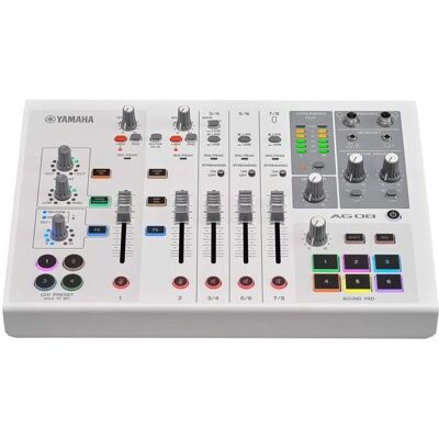 Yamaha AG08 - Hochwertiger Streaming-Mixer mit Effekten - Studio & Live Yamaha AG08 - Hochwertiger Streaming-Mixer mit Effekten - Studio & Live