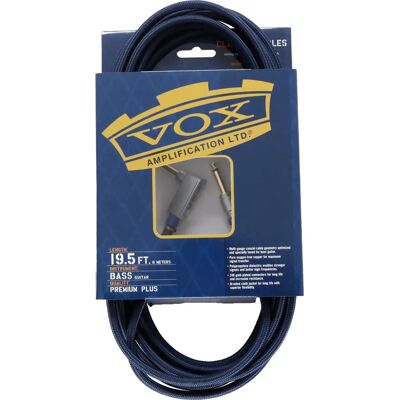 Vox VBC-19 Classe A Bleu 6m Câble Instrument - Câble d'instrument Vox VBC-19 Classe A Bleu 6m Câble Instrument - Câble d'instrument