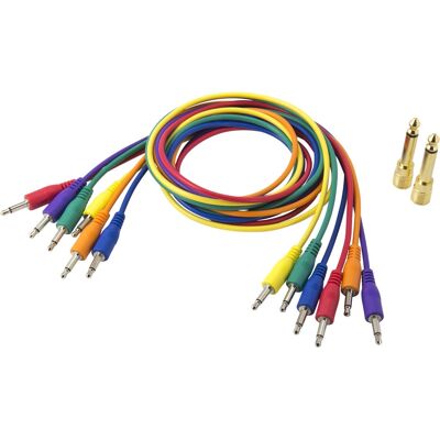 Korg SQ-CABLE-6 Audiokabel - Mehrfarbig - 750mm Korg SQ-CABLE-6 Audiokabel - Mehrfarbig - 750mm