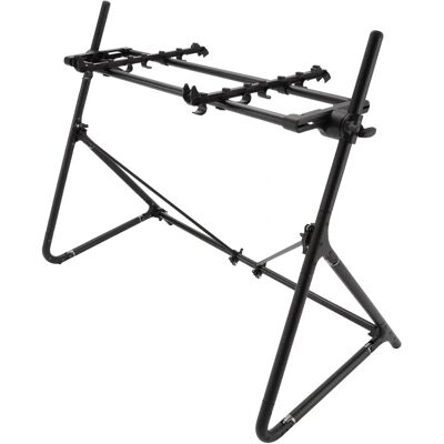 Korg Std-S-ABK Lättviktsaluminium Keyboard Ställning - Justerbar Höjd & Vinkel Korg Std-S-ABK Lättviktsaluminium Keyboard Ställning - Justerbar Höjd & Vinkel