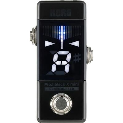 Tuner pédale chromatique Korg Pitchblack X Mini - Accessoire guitare Tuner pédale chromatique Korg Pitchblack X Mini - Accessoire guitare