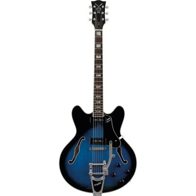 Vox Bobcat V90 Bigsby Bleu Saphir - Guitare électrique - Publicité Vox Bobcat V90 Bigsby Bleu Saphir - Guitare électrique - Publicité