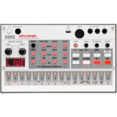 Korg Volca Sample Grey - Portable Sampler & Sequencer Korg Volca Sample Grey - Portable Sampler & Sequencer