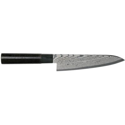 Tojiro Shippu Czarny damasceński nóż kuchenny 18cm Tojiro Shippu Czarny damasceński nóż kuchenny 18cm