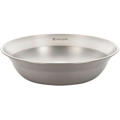 Snow Peak - SP Tableware L - Stainless Steel Bowl - Grey - Onesize - Compact & Durable Snow Peak - SP Tableware L - Stainless Steel Bowl - Grey - Onesize - Compact & Durable