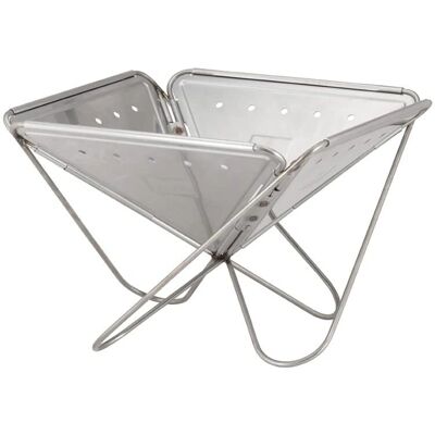 Snow Peak Pack & Carry Fireplace - Silver - 3-4 People - Firepit Snow Peak Pack & Carry Fireplace - Silver - 3-4 People - Firepit