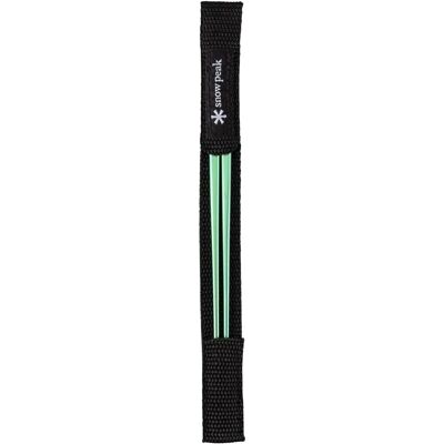 Snow Peak Titanium Chopsticks - Green - O/S - Outdoor Equipment Snow Peak Titanium Chopsticks - Green - O/S - Outdoor Equipment