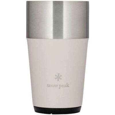 Snow Peak Shimo Beer Tumbler - Light Beige - Drinkware Snow Peak Shimo Beer Tumbler - Light Beige - Drinkware