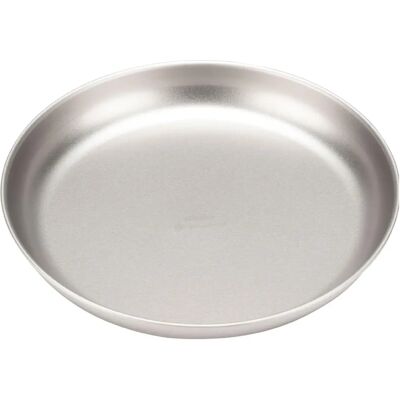 Assiette en titane Snow Peak Trek - Légère, 18cm, Grise - Camping - Publicité Assiette en titane Snow Peak Trek - Légère, 18cm, Grise - Camping - Publicité