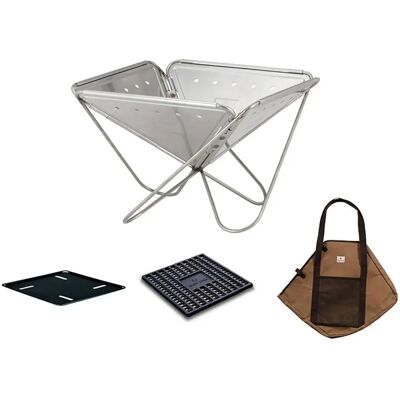 Snow Peak Silber Mittleres Kaminstarterset - Kamin Snow Peak Silber Mittleres Kaminstarterset - Kamin