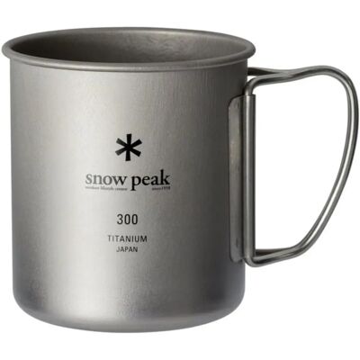 Snow Peak Titanmugg - Silver - 300ml - Resvänlig Snow Peak Titanmugg - Silver - 300ml - Resvänlig