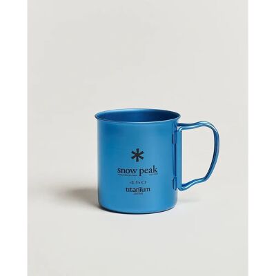 Snow Peak Titan enkel kopp - 450ml Blå - Resekopp Snow Peak Titan enkel kopp - 450ml Blå - Resekopp