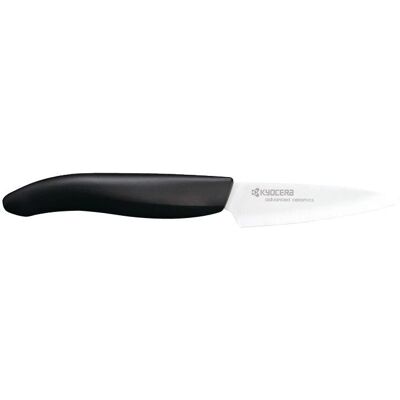 Coltello da Cucina in Ceramica Kyocera Bianco e Nero - 7,5cm Coltello da Cucina in Ceramica Kyocera Bianco e Nero - 7,5cm