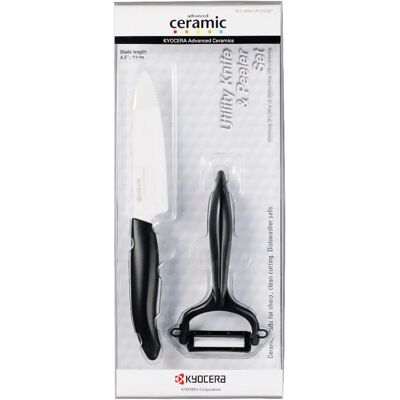 Faca de Cozinha de Cerâmica Branca Kyocera - Afiada, Durável, Leve Faca de Cozinha de Cerâmica Branca Kyocera - Afiada, Durável, Leve