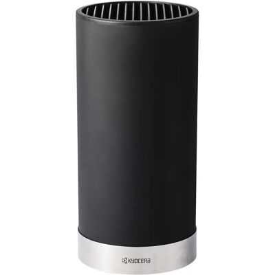 Porta coltelli Kyocera - Design rotondo nero elegante, per 6-8 coltelli Porta coltelli Kyocera - Design rotondo nero elegante, per 6-8 coltelli