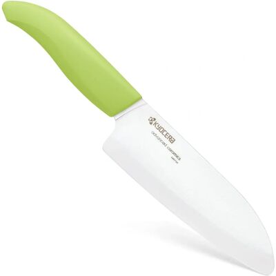 Couteau Santoku en céramique Kyocera GEN FK-140WH-GR - Couteau de cuisine Couteau Santoku en céramique Kyocera GEN FK-140WH-GR - Couteau de cuisine