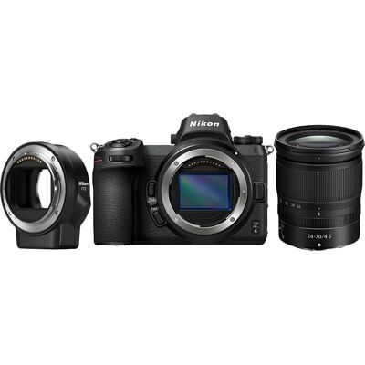 Nikon Z6 - Kit 24-70mm f4.0 + Adaptador FTZ Nikon Z6 - Kit 24-70mm f4.0 + Adaptador FTZ