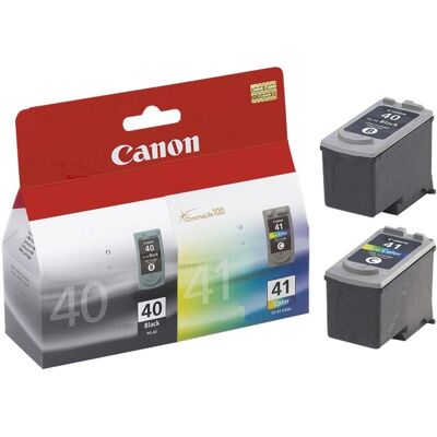 Canon PG-40 / CL-41 inktcartridge - 2-pack - Origineel - Cyaan, magenta, geel, zwart Canon PG-40 / CL-41 inktcartridge - 2-pack - Origineel - Cyaan, magenta, geel, zwart