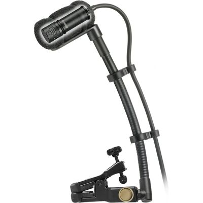 Microfone para instrumentos Audio Technica ATM350U com suporte universal Microfone para instrumentos Audio Technica ATM350U com suporte universal
