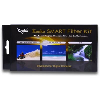 Kenko Smart - Filterset - Circular Polarisator / Neutraldichte / Schutz - 46 mm Kenko Smart - Filterset - Circular Polarisator / Neutraldichte / Schutz - 46 mm
