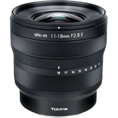 Tokina atx-m 11-18mm F2.8 E objectif grand angle zoom - Publicité Tokina atx-m 11-18mm F2.8 E objectif grand angle zoom - Publicité