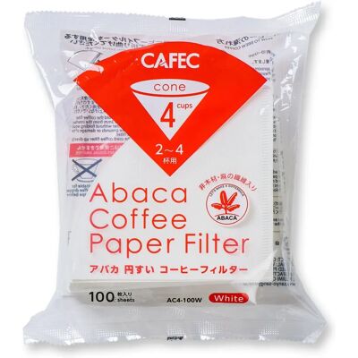 CAFEC V60 02 - Alb - Filtru de cafea CAFEC V60 02 - Alb - Filtru de cafea